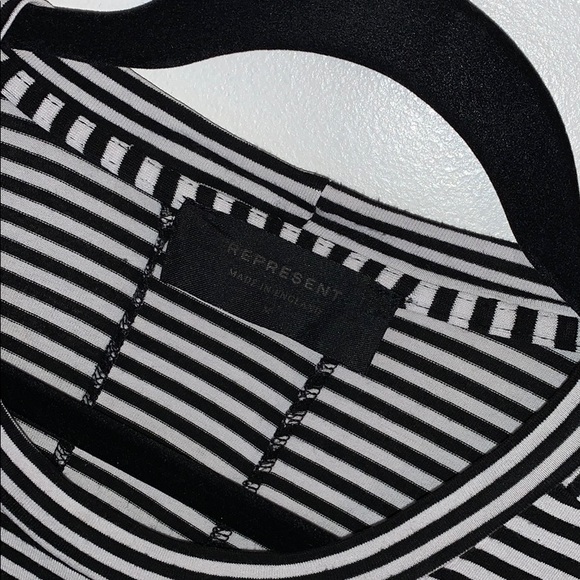 Represent Striped Extra-Length Tee - Picture 3 of 3